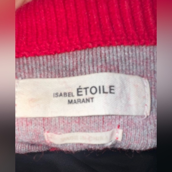 Isabel Marant Etoile Kelaya Red Sweater Size 34 - Picture 4 of 6